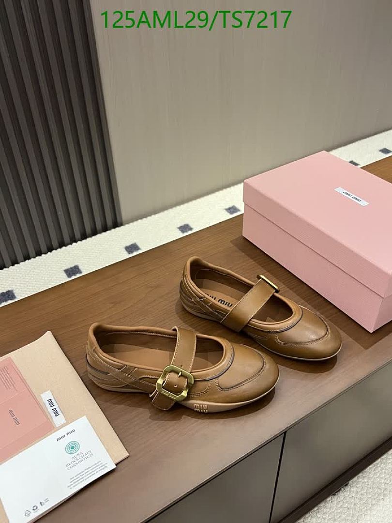 Miu Miu-Shoes(Women) Code: TS7217 $: 125USD