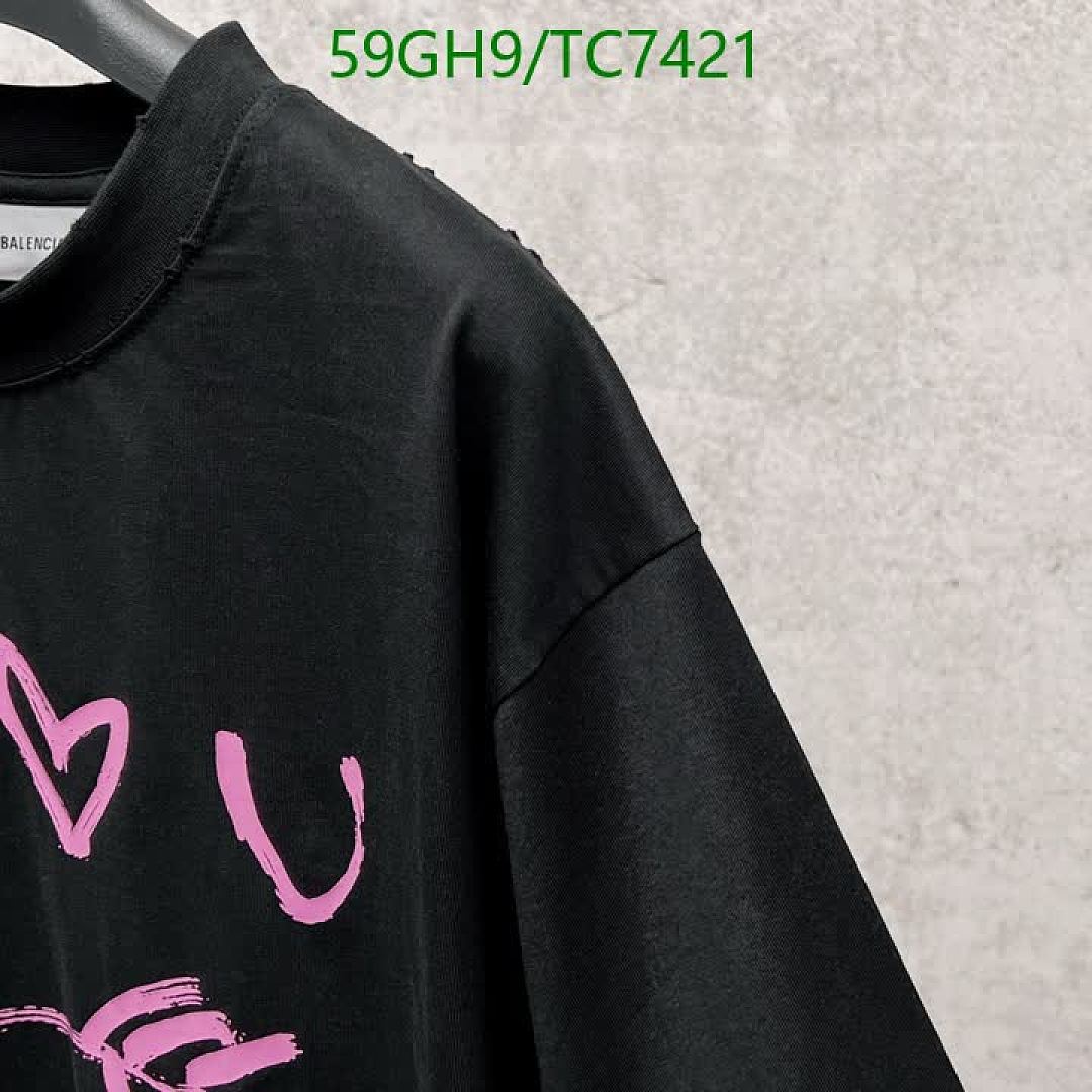 Balenciaga-Clothing Code: TC7421 $: 59USD