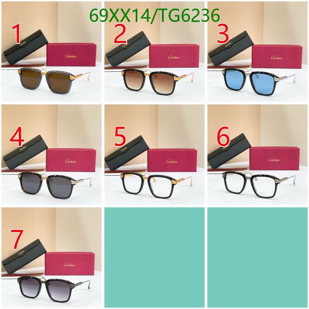 Cartier-Glasses Code: TG6236 $: 69USD