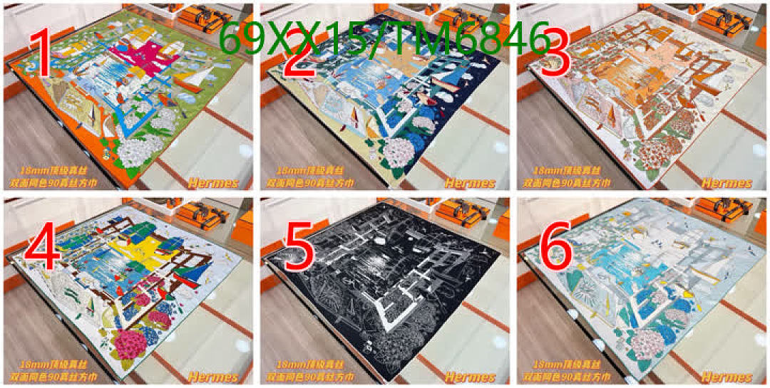 Hermes-Scarves Code: TM6846 $: 69USD