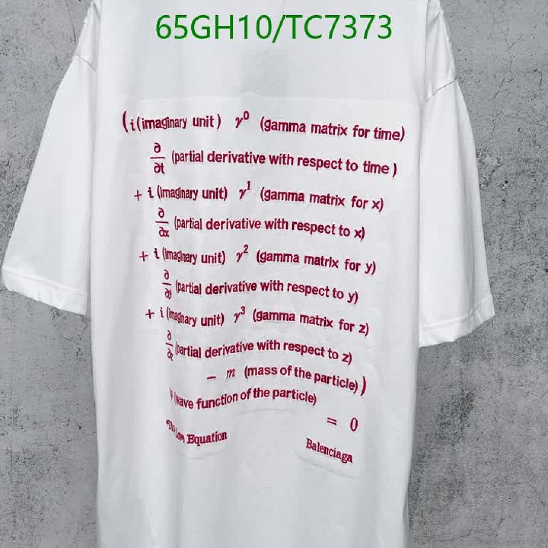 Balenciaga-Clothing Code: TC7373 $: 65USD
