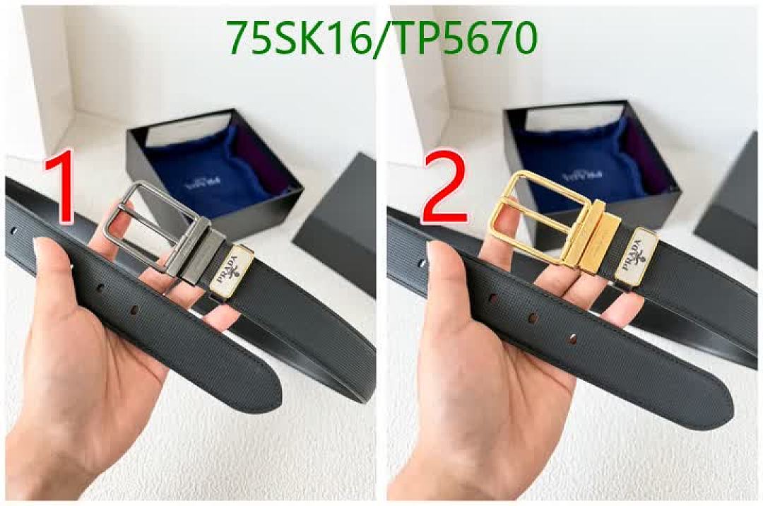Prada-Belts Code: TP5670 $: 75USD
