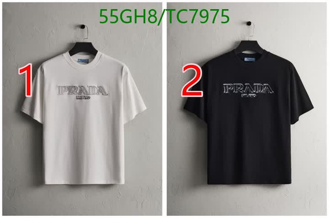 Prada-Clothing Code: TC7975 $: 55USD