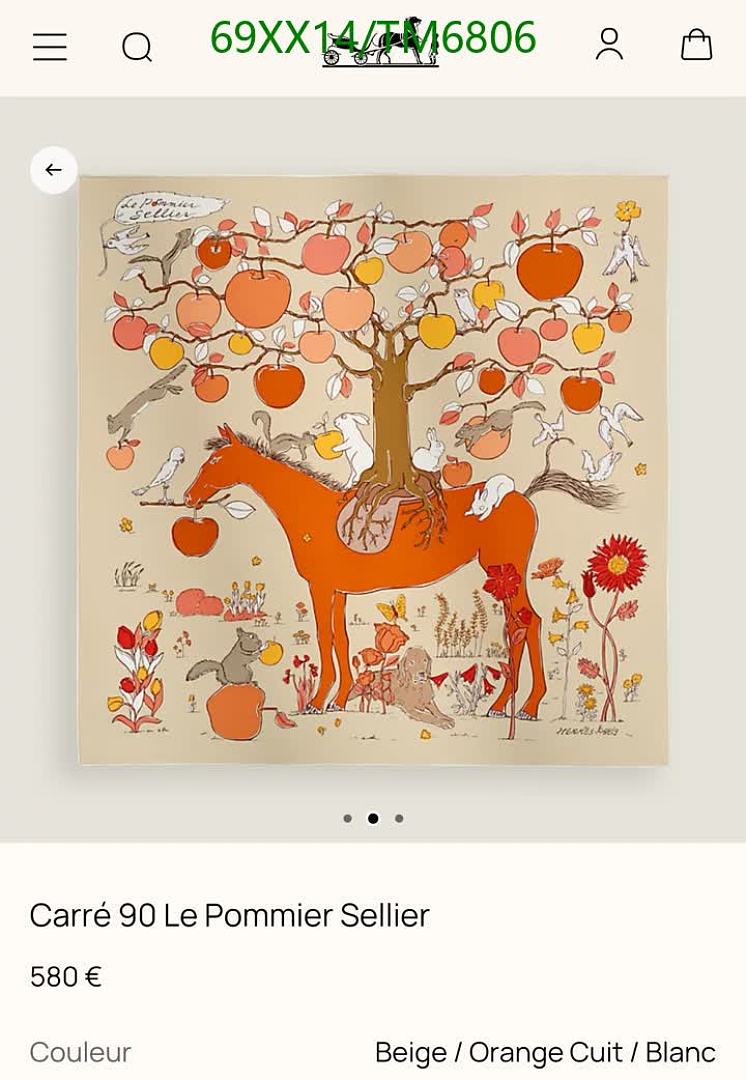 Hermes-Scarves Code: TM6806 $: 69USD