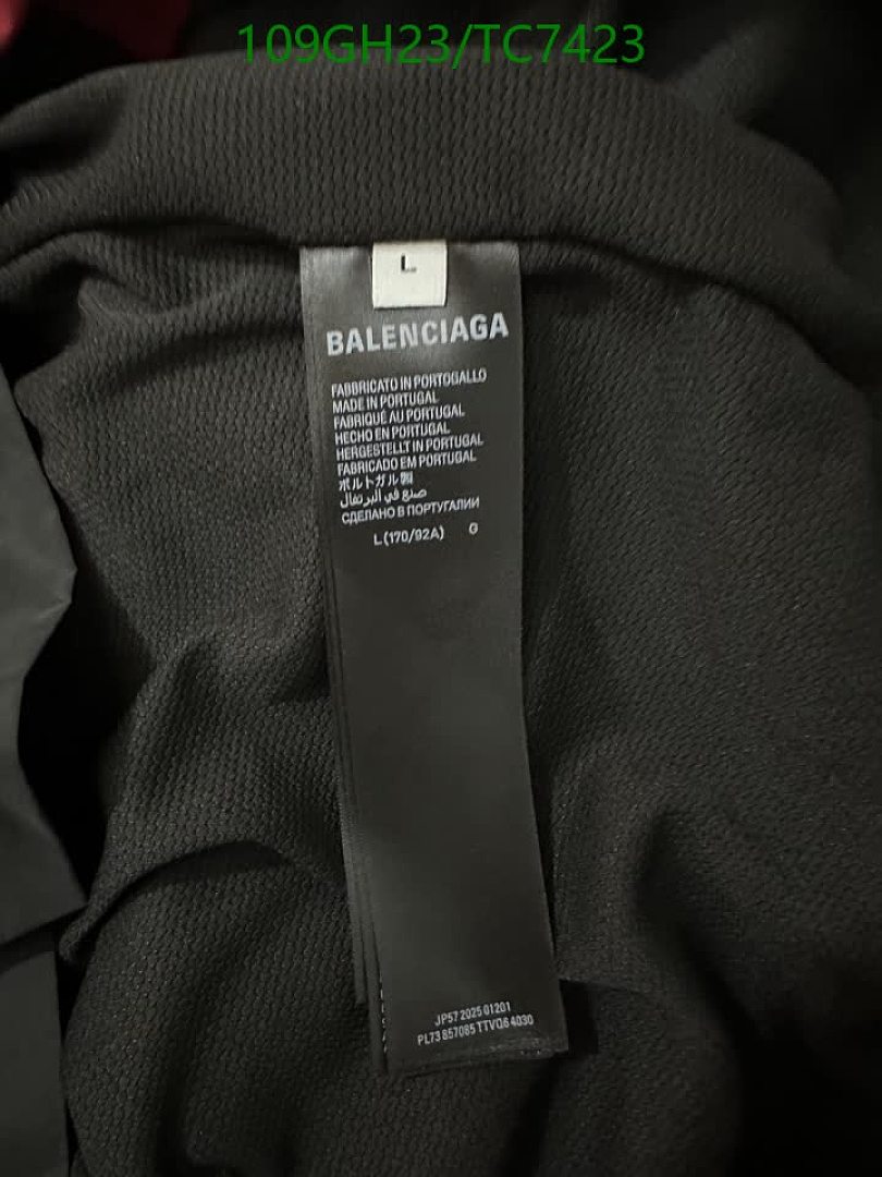 Balenciaga-Clothing Code: TC7423 $: 109USD