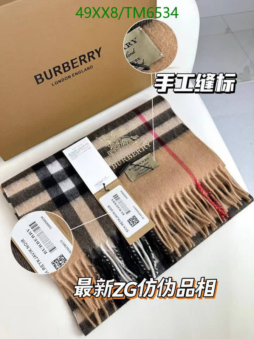Burberry-Scarves Code: TM6534 $: 49USD