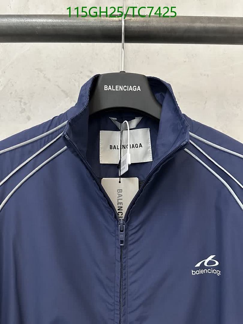 Balenciaga-Clothing Code: TC7425 $: 115USD