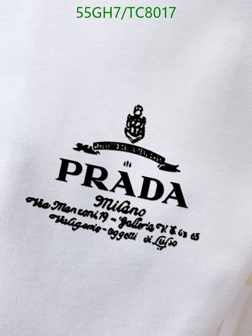 Prada-Clothing Code: TC8017 $: 55USD