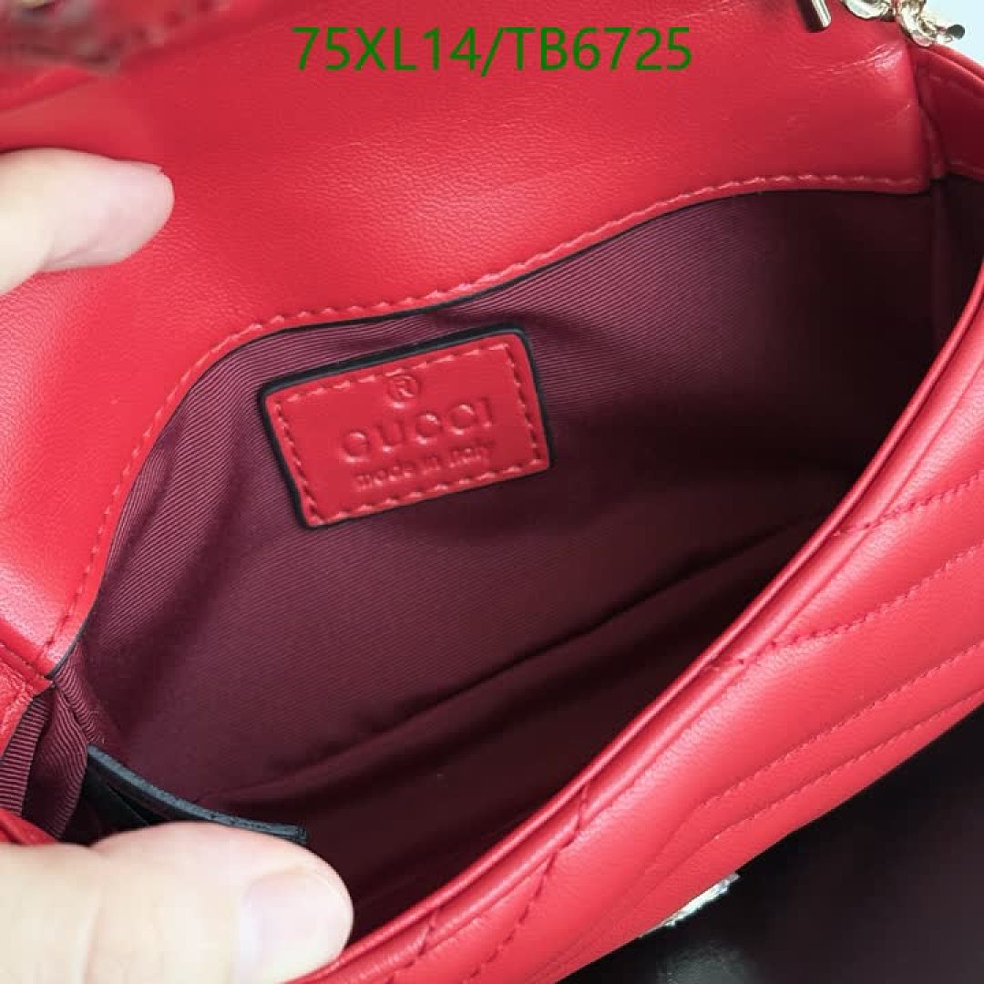 Gucci-Bags(4A) Code: TB6725 $: 75USD