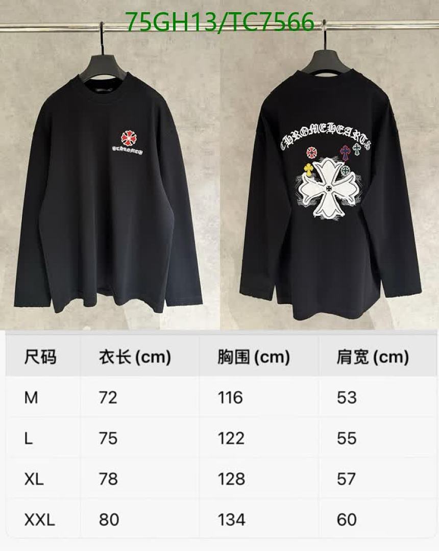 Chrome Hearts-Clothing Code: TC7566 $: 75USD