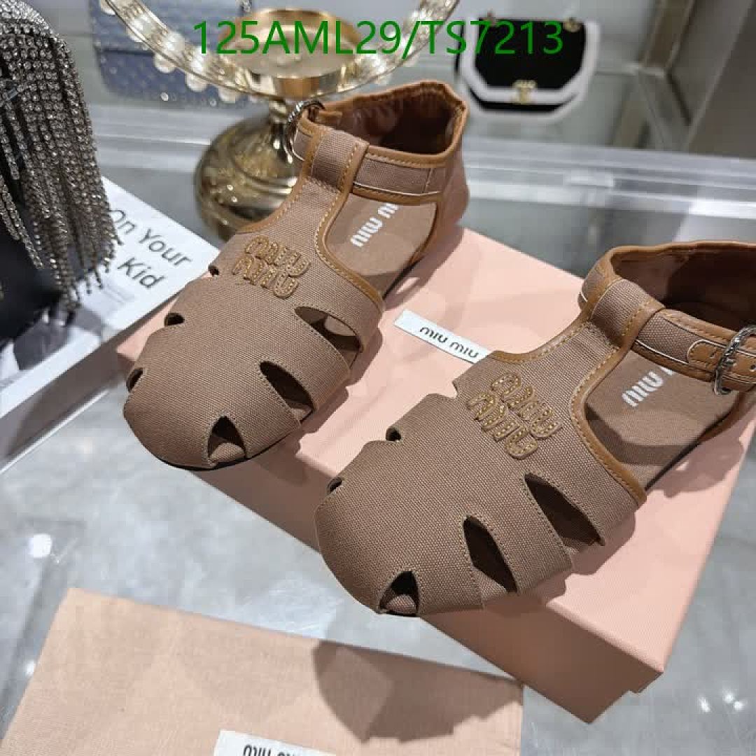Miu Miu-Shoes(Women) Code: TS7213 $: 125USD