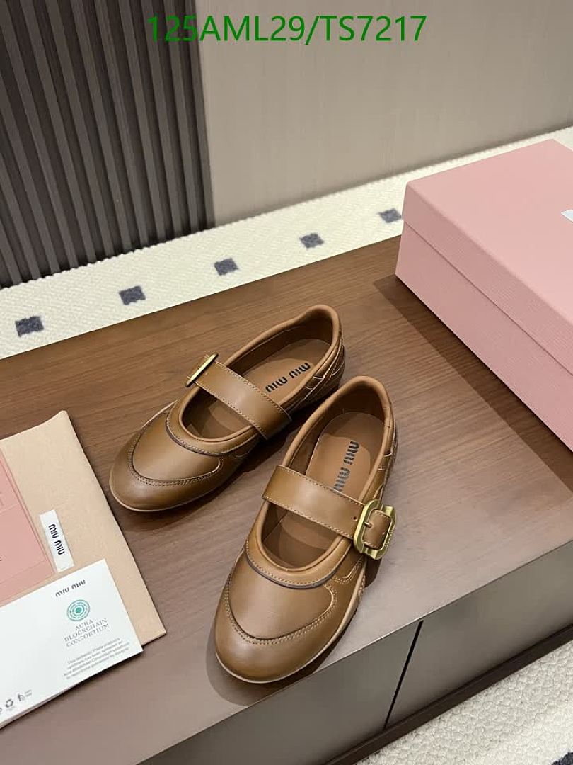 Miu Miu-Shoes(Women) Code: TS7217 $: 125USD