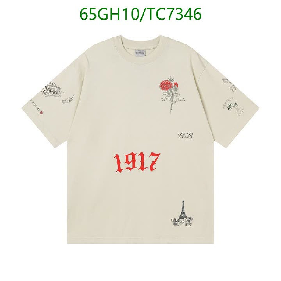 Balenciaga-Clothing Code: TC7346 $: 65USD