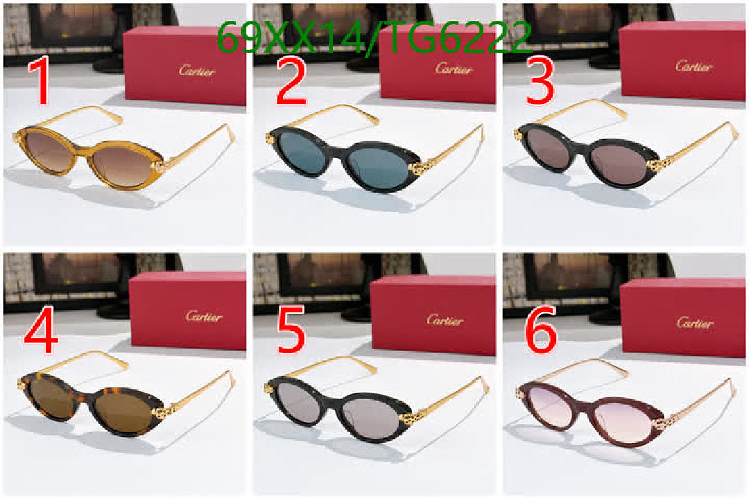 Cartier-Glasses Code: TG6222 $: 69USD