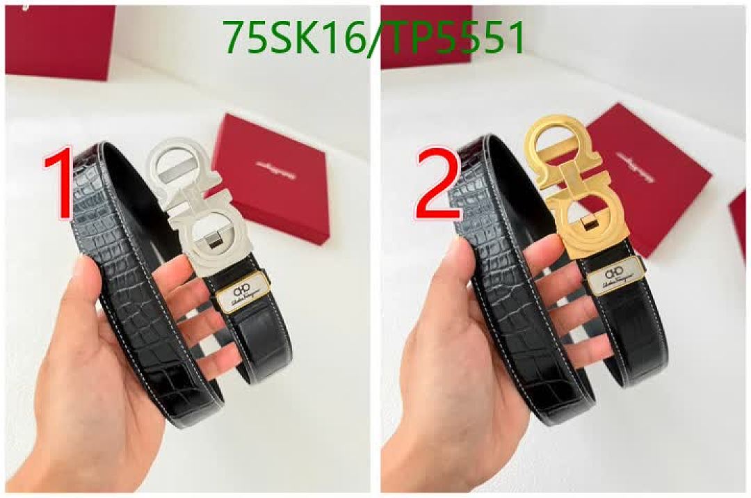 Ferragamo-Belts Code: TP5551 $: 75USD