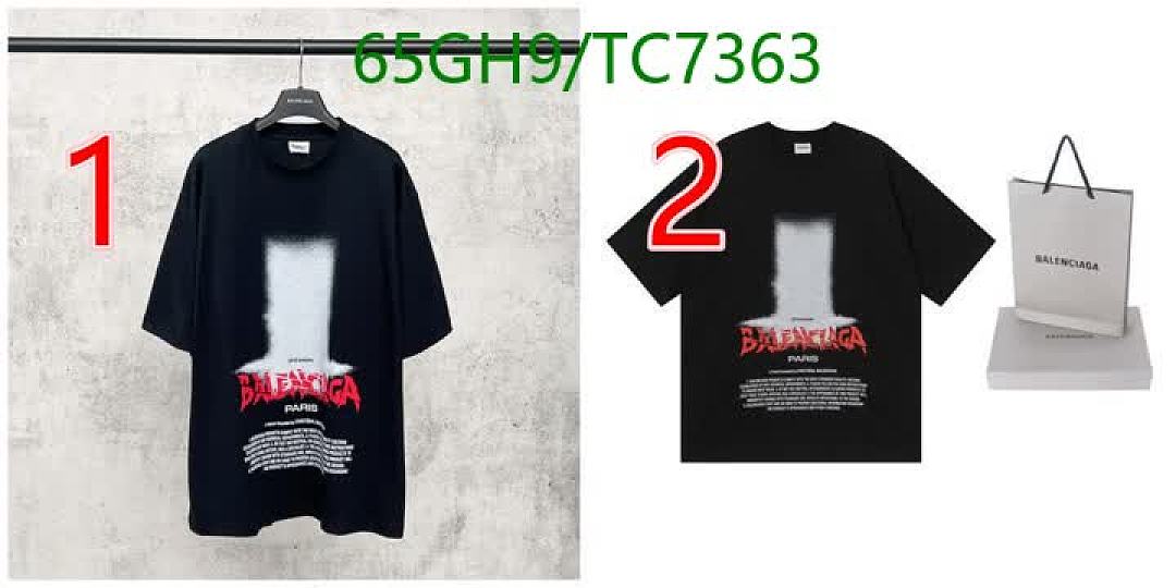 Balenciaga-Clothing Code: TC7363 $: 65USD