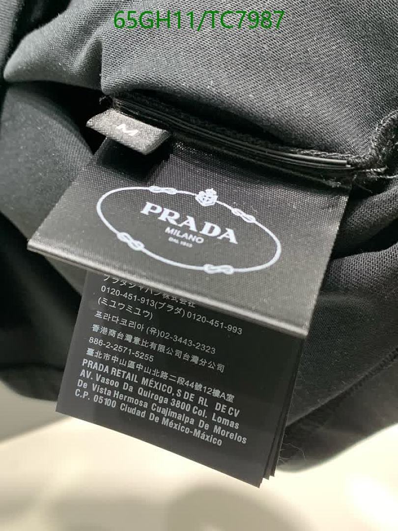 Prada-Clothing Code: TC7987 $: 65USD