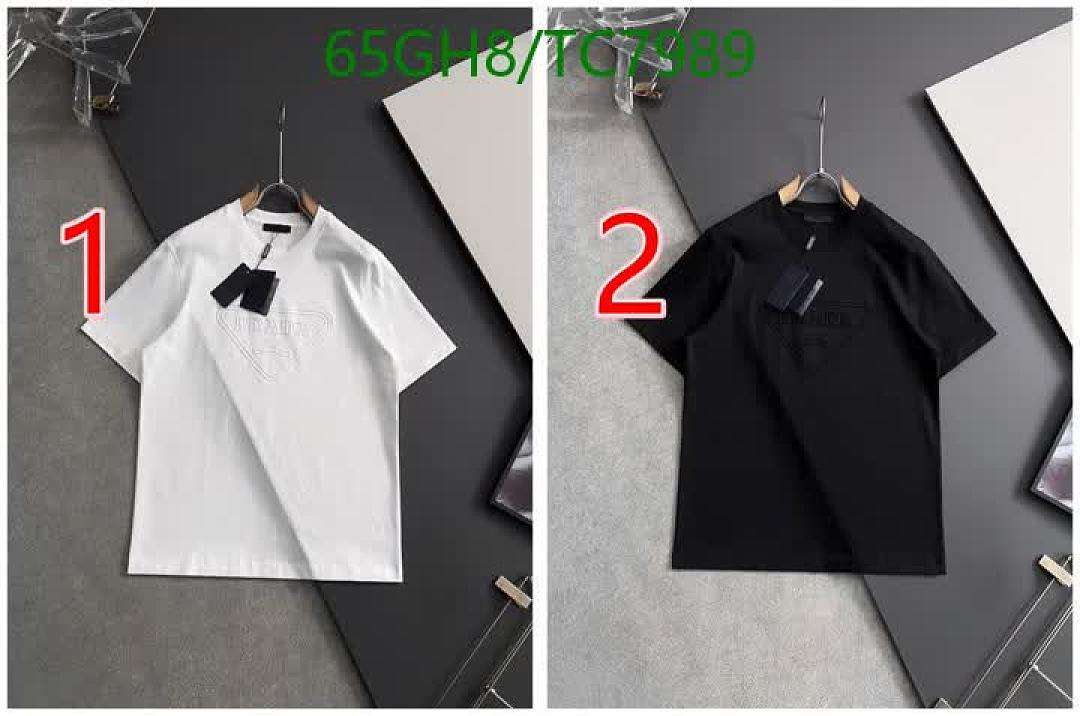 Prada-Clothing Code: TC7989 $: 65USD