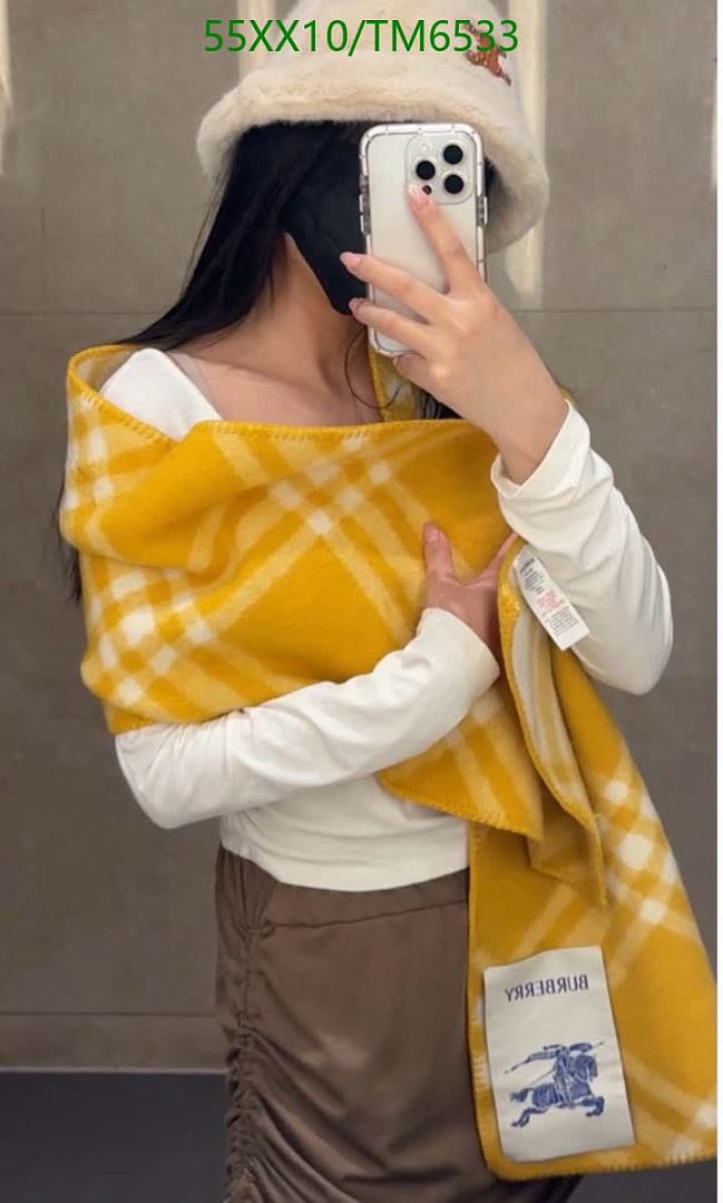 Burberry-Scarves Code: TM6533 $: 55USD