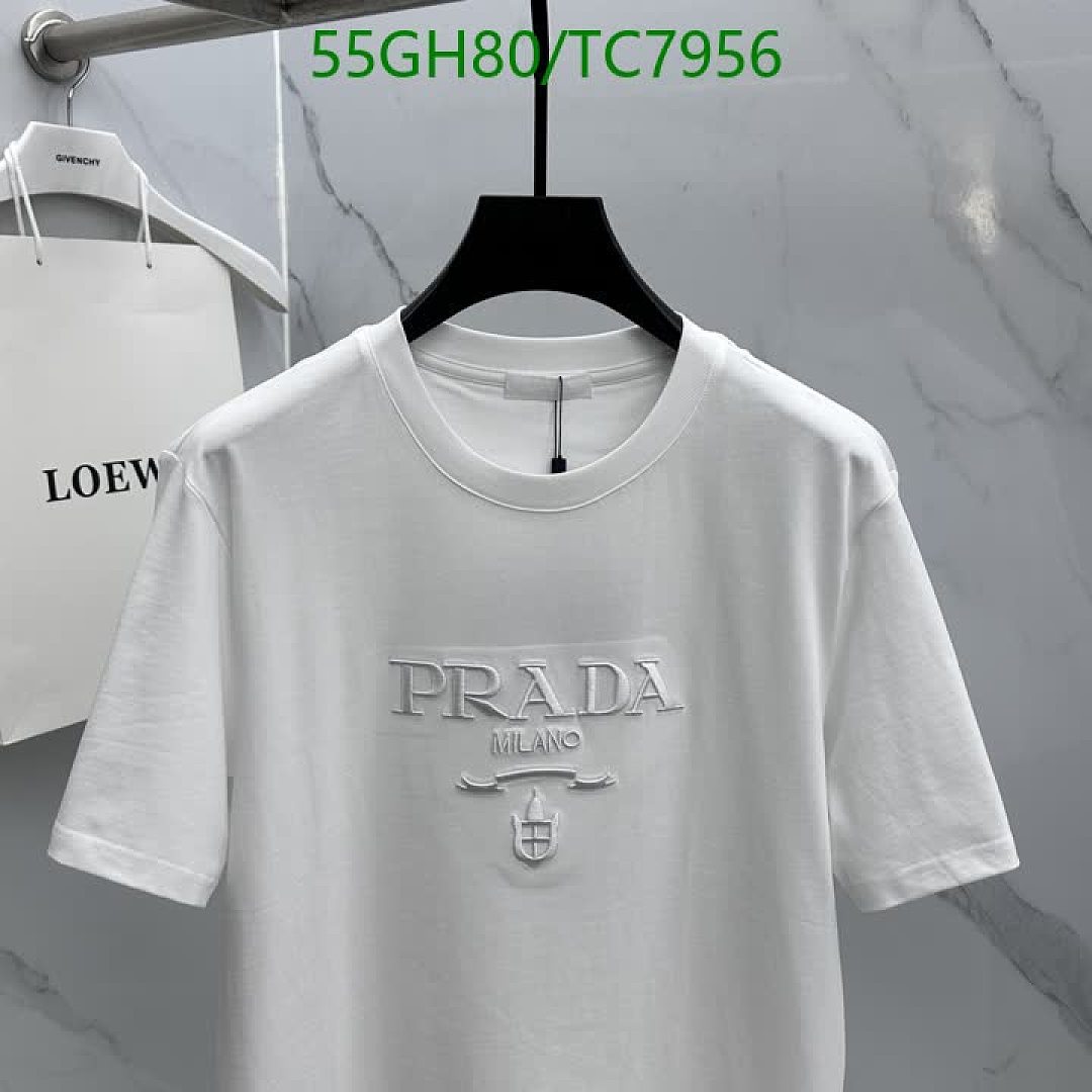 Prada-Clothing Code: TC7956 $: 55USD