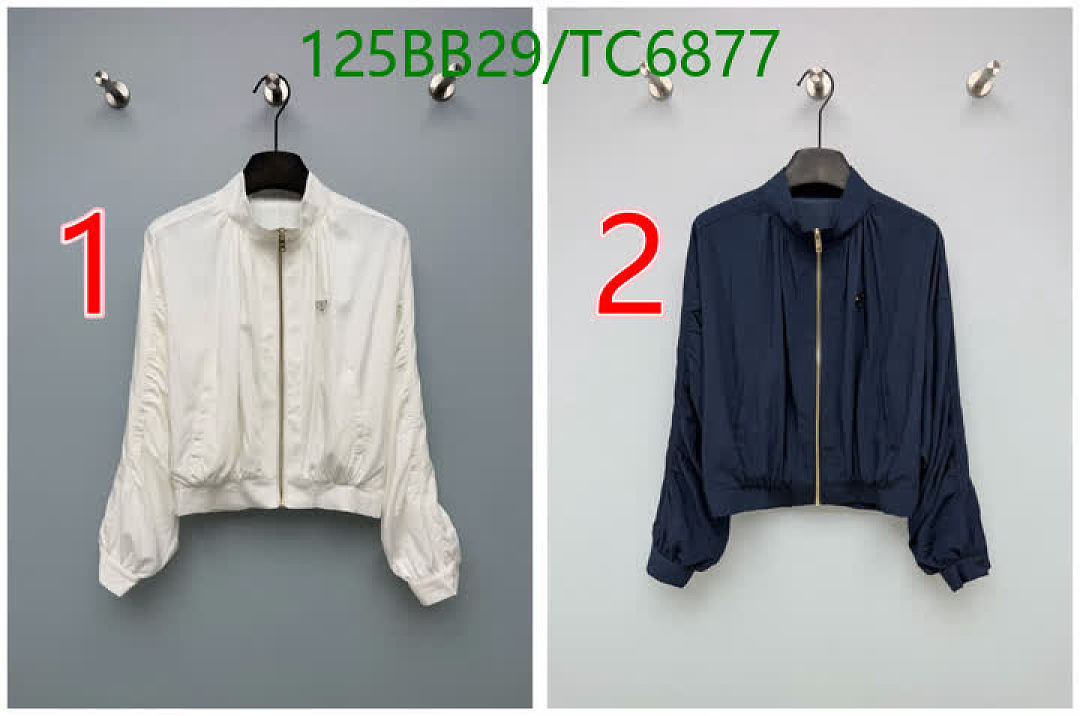 Prada-Clothing Code: TC6877 $: 125USD