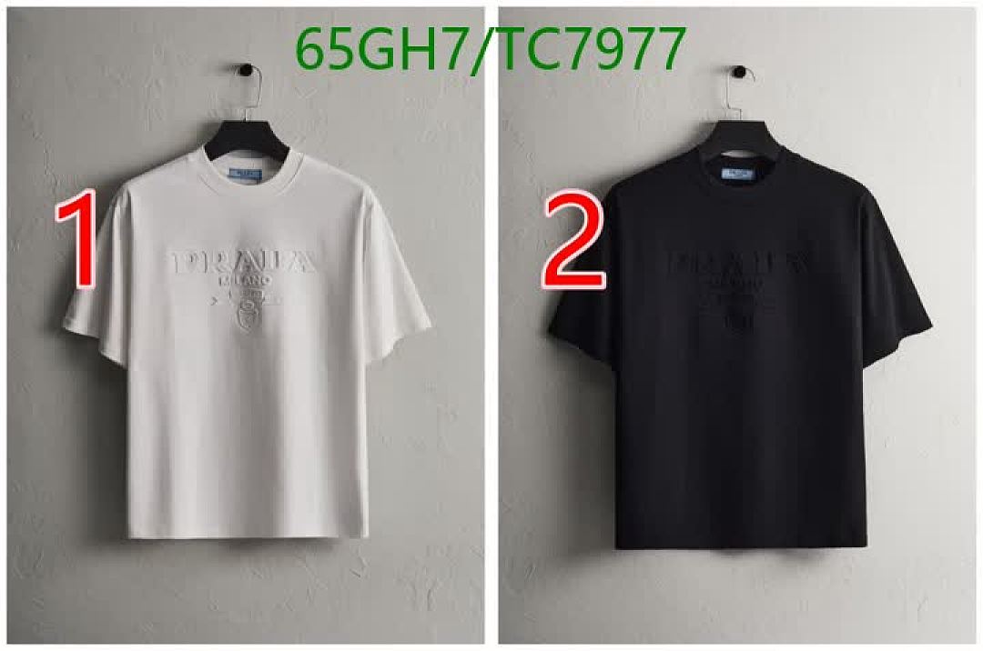 Prada-Clothing Code: TC7977 $: 65USD