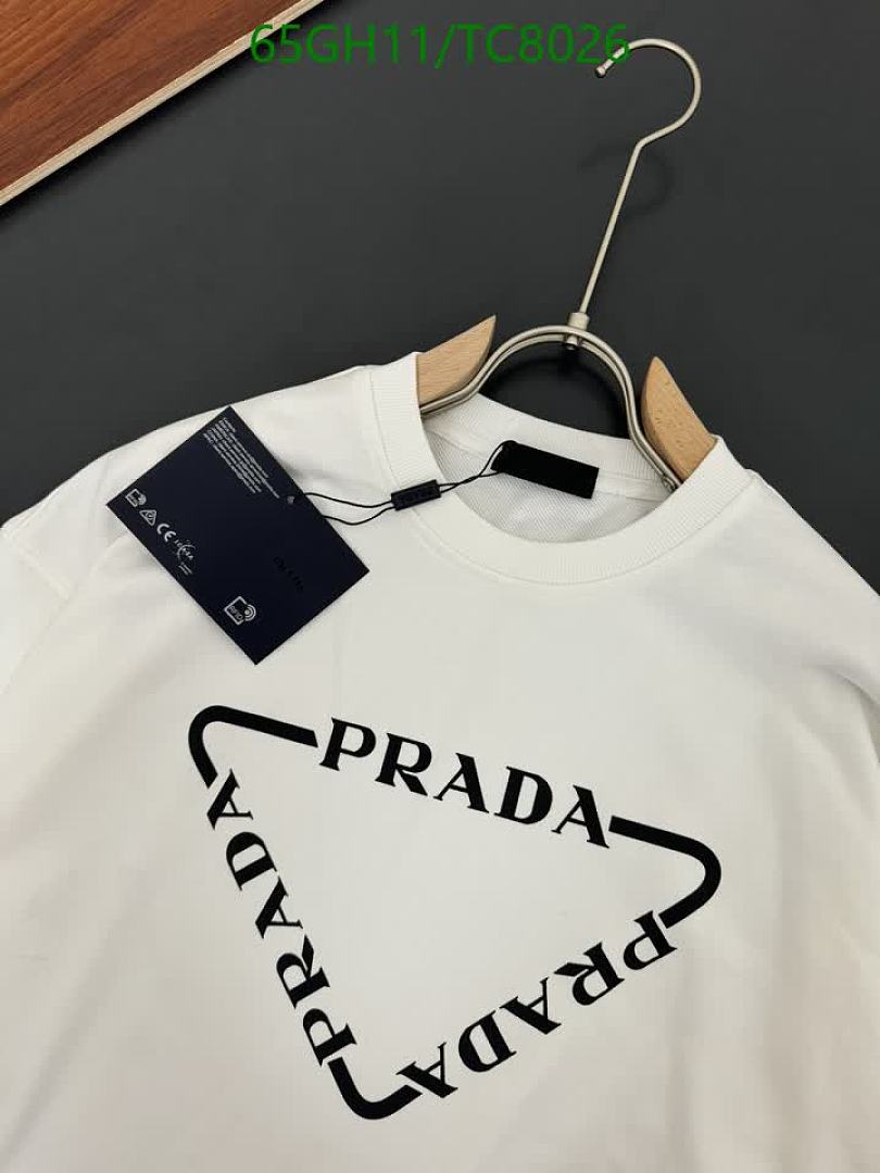 Prada-Clothing Code: TC8026 $: 65USD