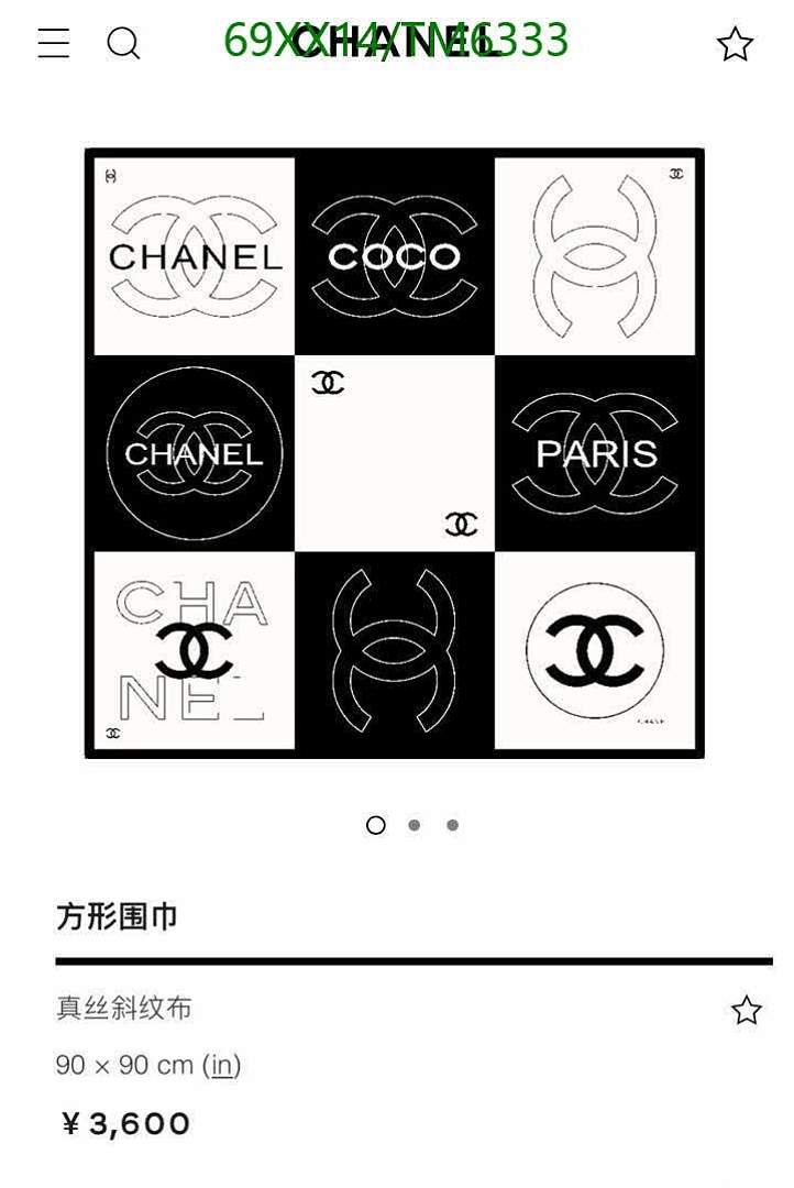 Chanel-Scarves Code: TM6333 $: 69USD