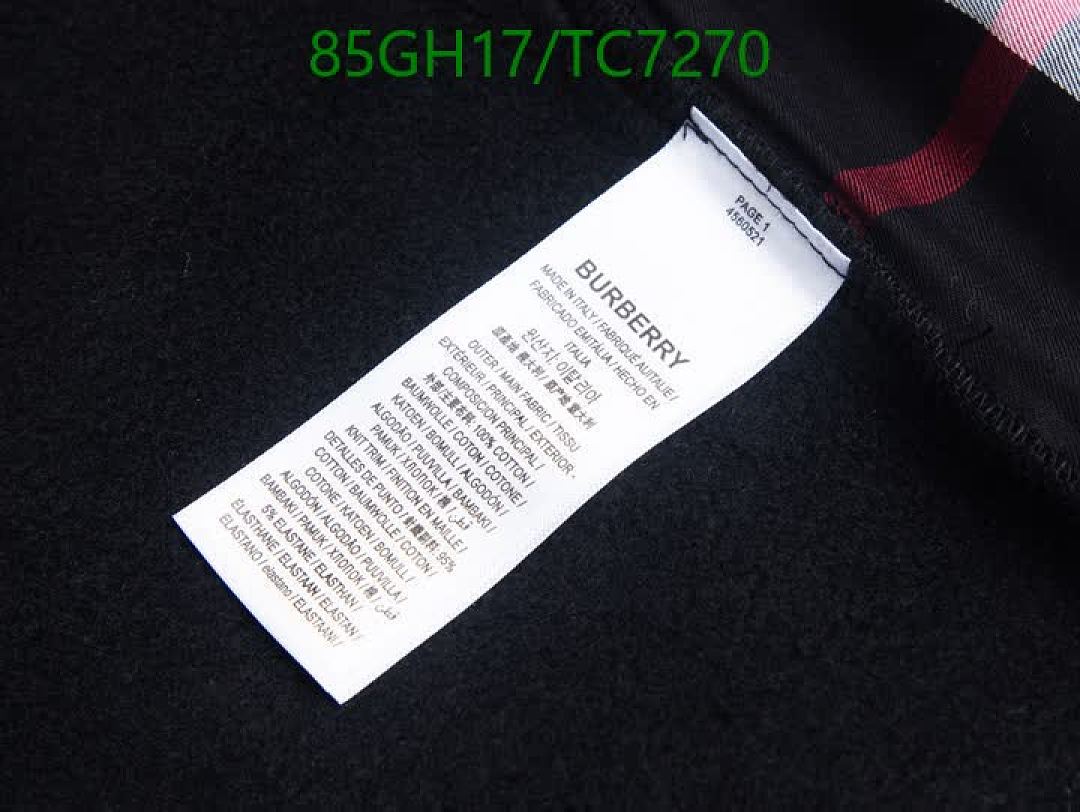 Burberry-Clothing Code: TC7270 $: 85USD