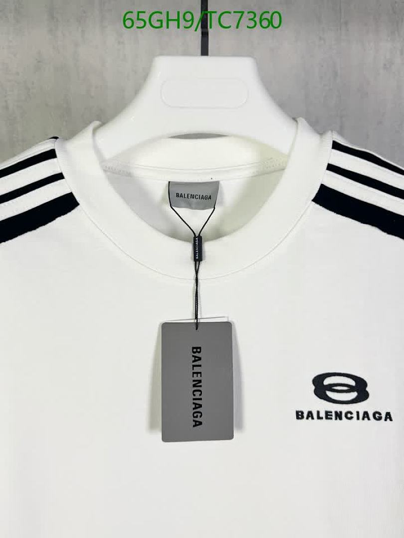Balenciaga-Clothing Code: TC7360 $: 65USD