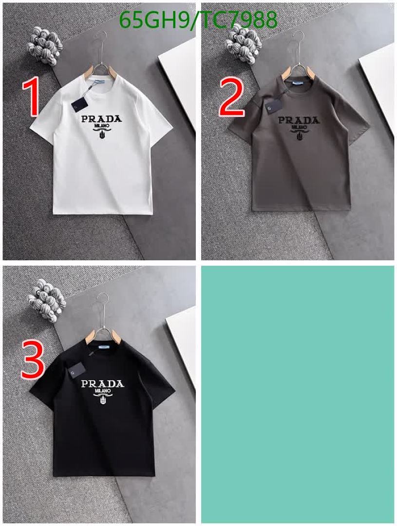 Prada-Clothing Code: TC7988 $: 65USD