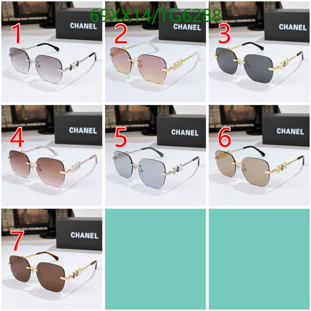 Chanel-Glasses Code: TG6288 $: 69USD