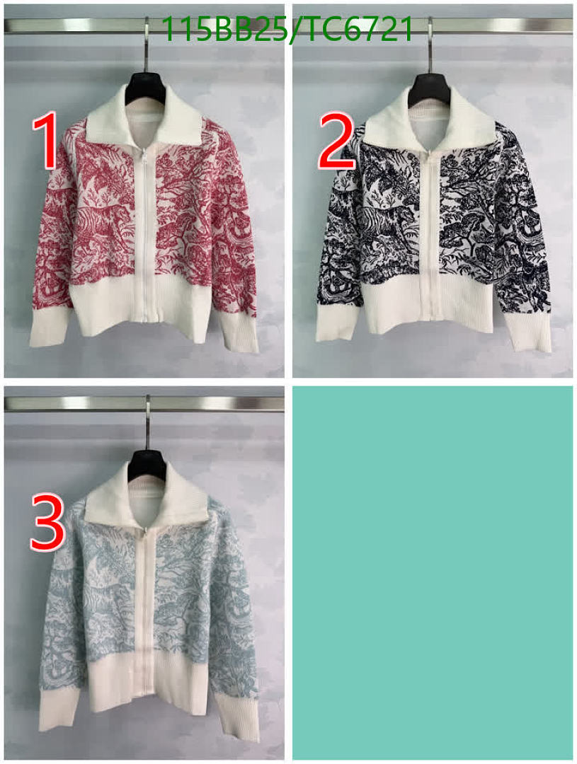 Dior-Clothing Code: TC6721 $: 115USD