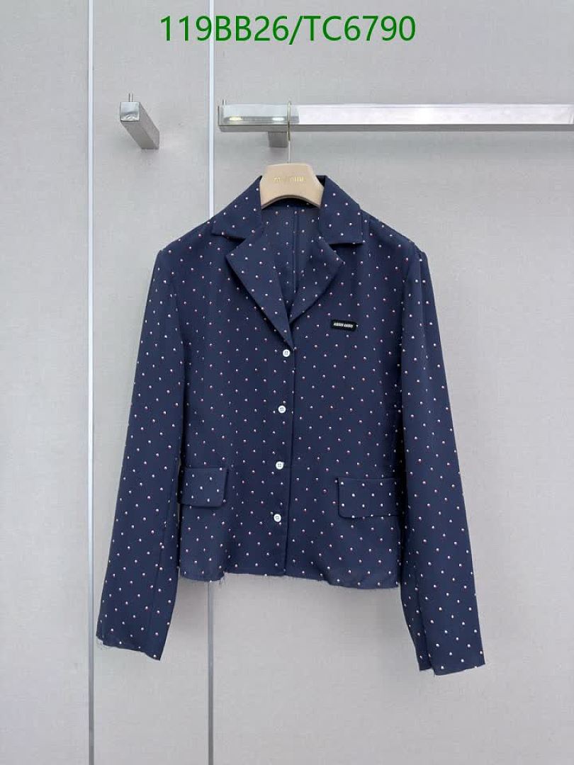 Miu Miu-Clothing Code: TC6790 $: 119USD
