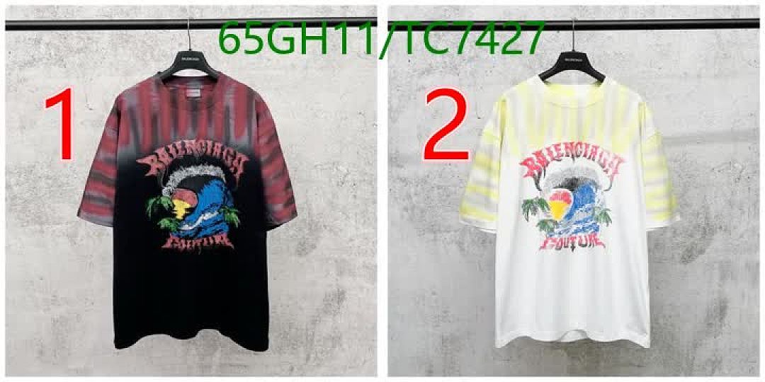 Balenciaga-Clothing Code: TC7427 $: 65USD