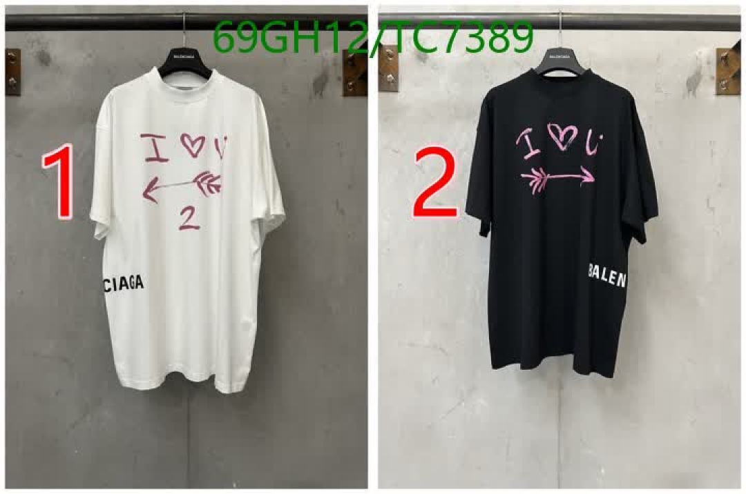 Balenciaga-Clothing Code: TC7389 $: 69USD
