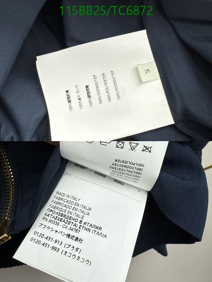 Prada-Clothing Code: TC6872 $: 115USD