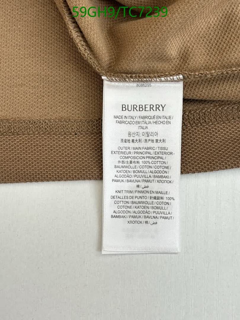 Burberry-Clothing Code: TC7239 $: 59USD
