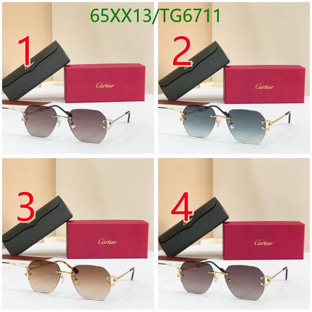 Cartier-Glasses Code: TG6711 $: 65USD