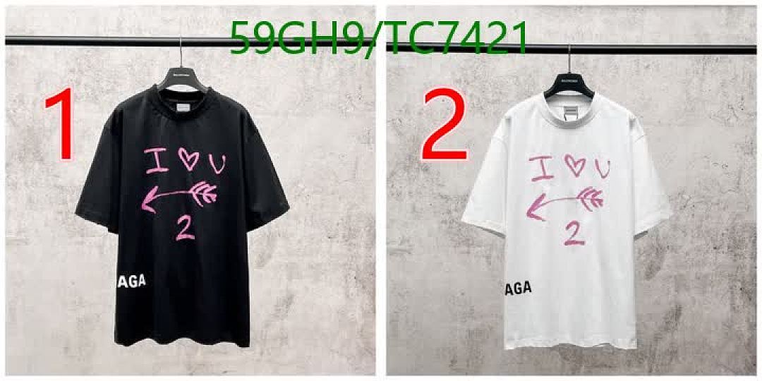 Balenciaga-Clothing Code: TC7421 $: 59USD