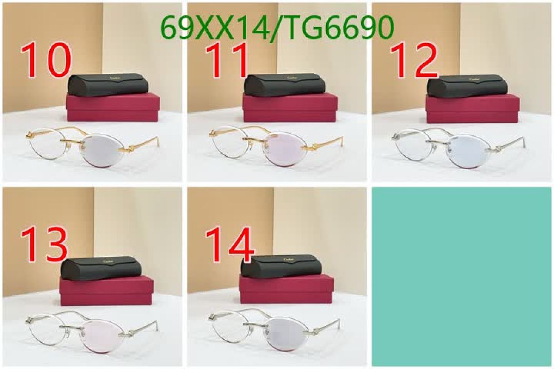 Cartier-Glasses Code: TG6690 $: 69USD