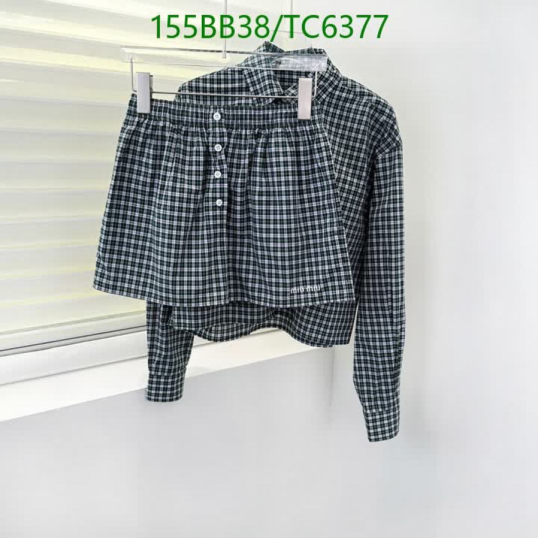 Miu Miu-Clothing Code: TC6377 $: 155USD
