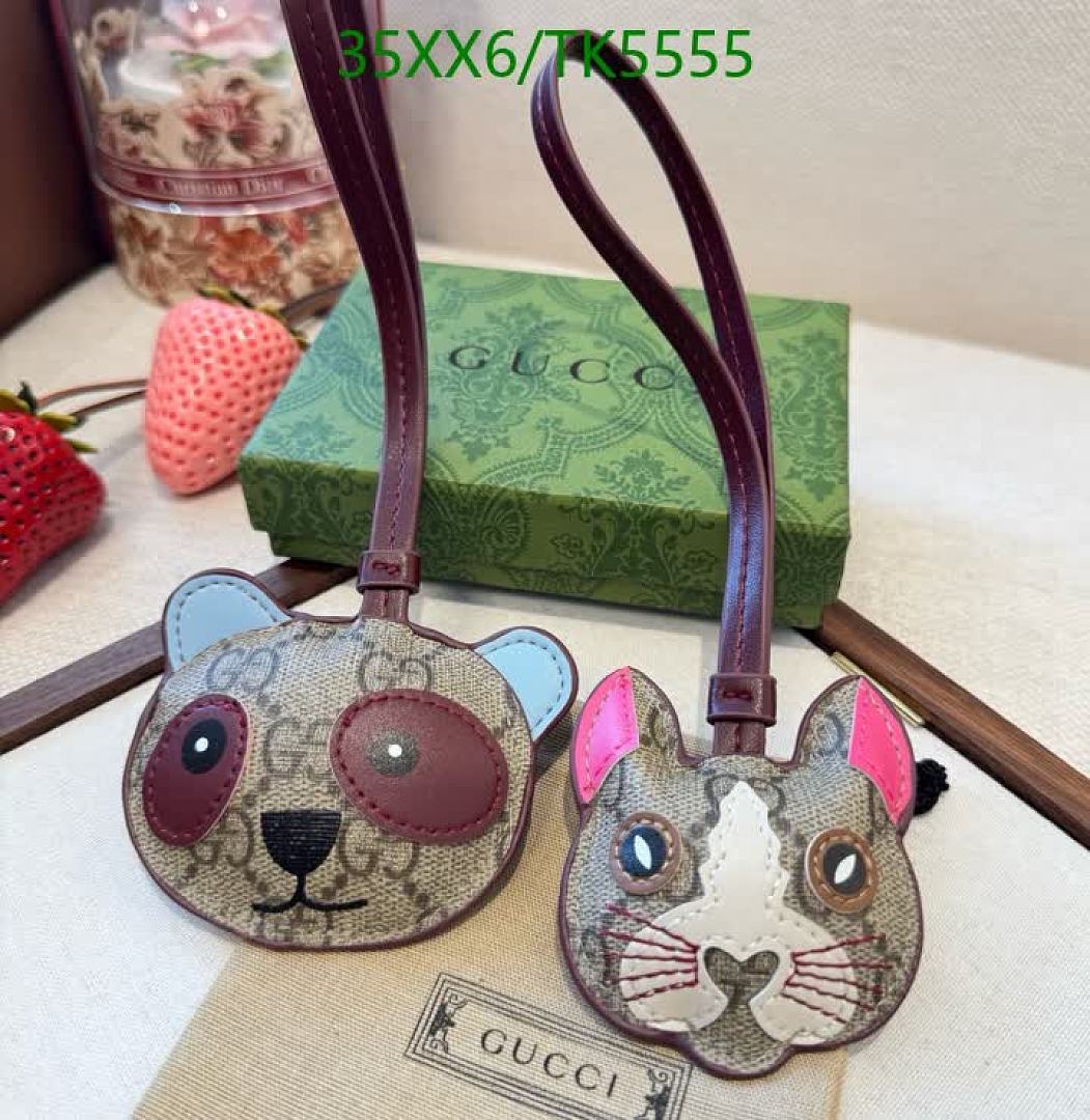 Gucci-Keychains & Bag Charms Code: TK5555 $: 35USD