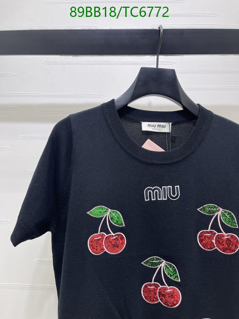 Miu Miu-Clothing Code: TC6772 $: 89USD