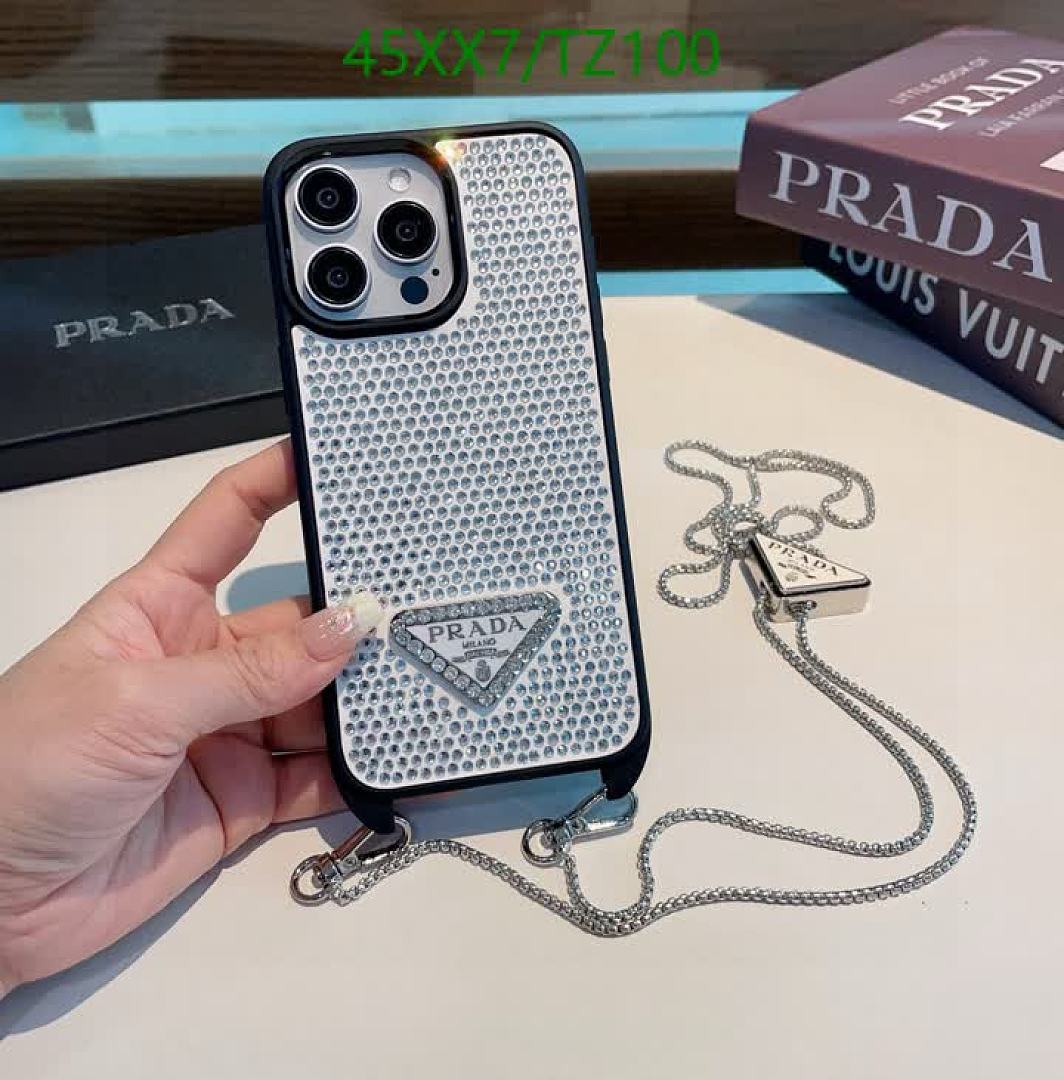 Prada-Phone Cases Code: TZ100 $: 45USD