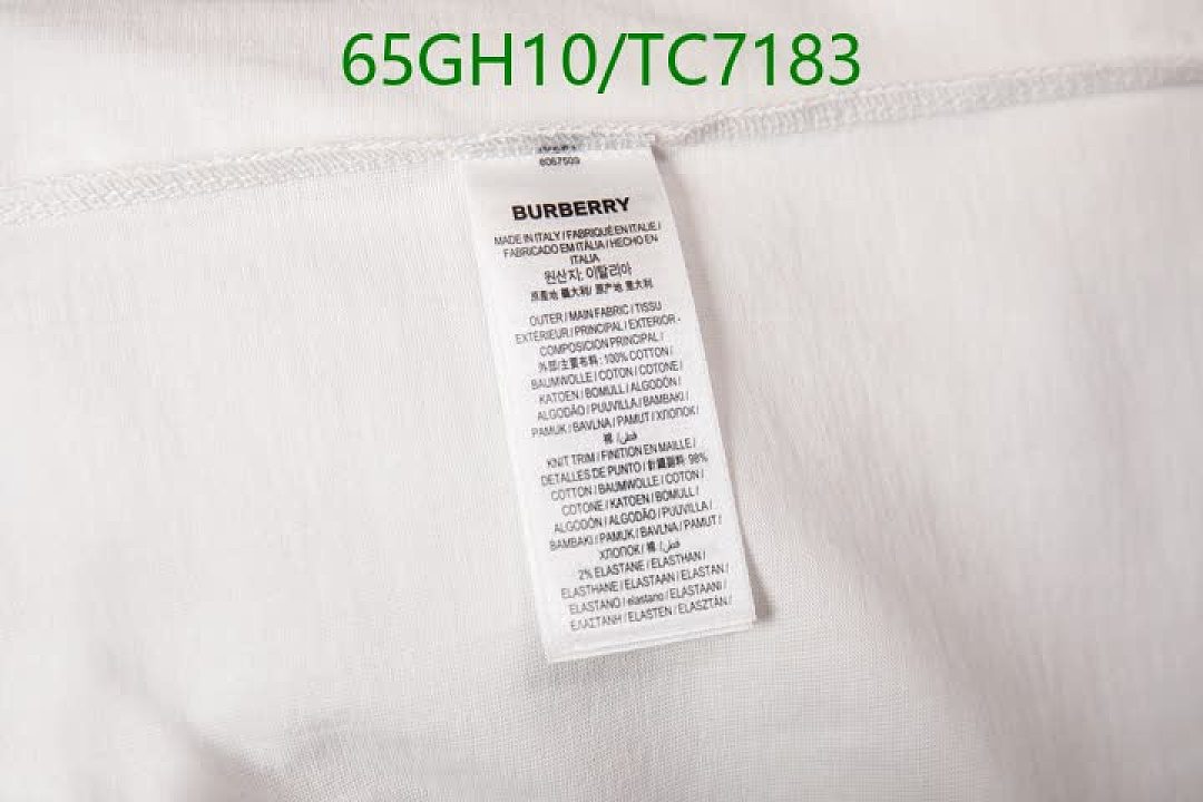 Burberry-Clothing Code: TC7183 $: 65USD