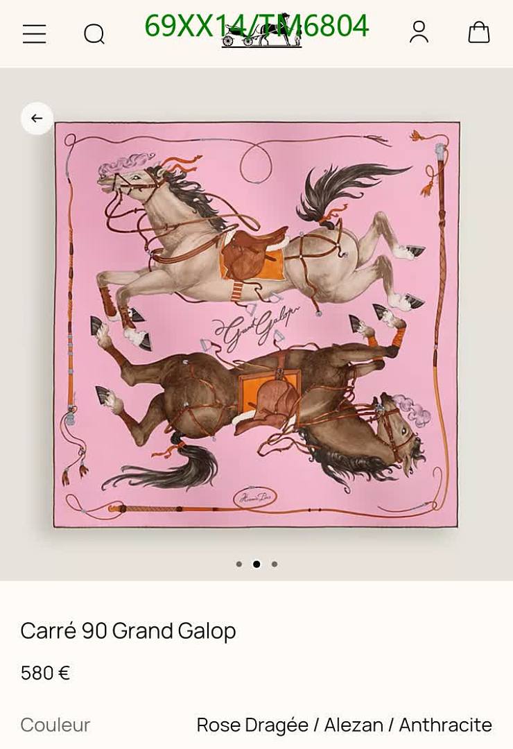 Hermes-Scarves Code: TM6804 $: 69USD