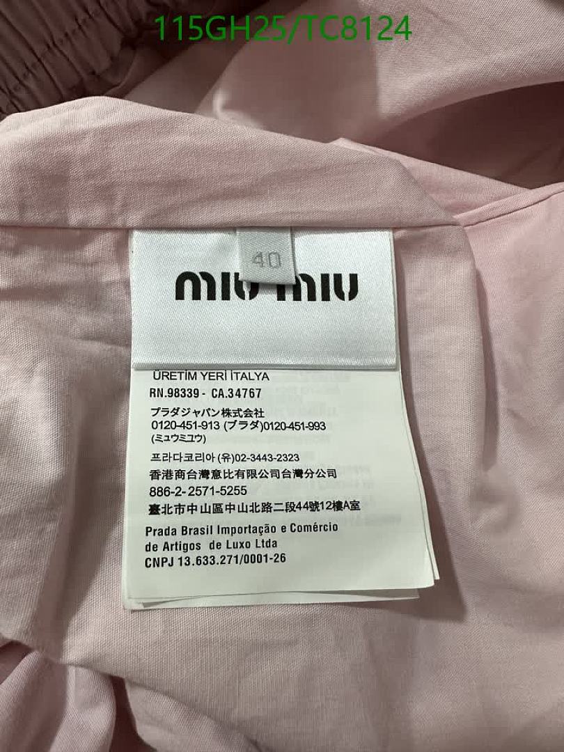 Miu Miu-Clothing Code: TC8124 $: 115USD
