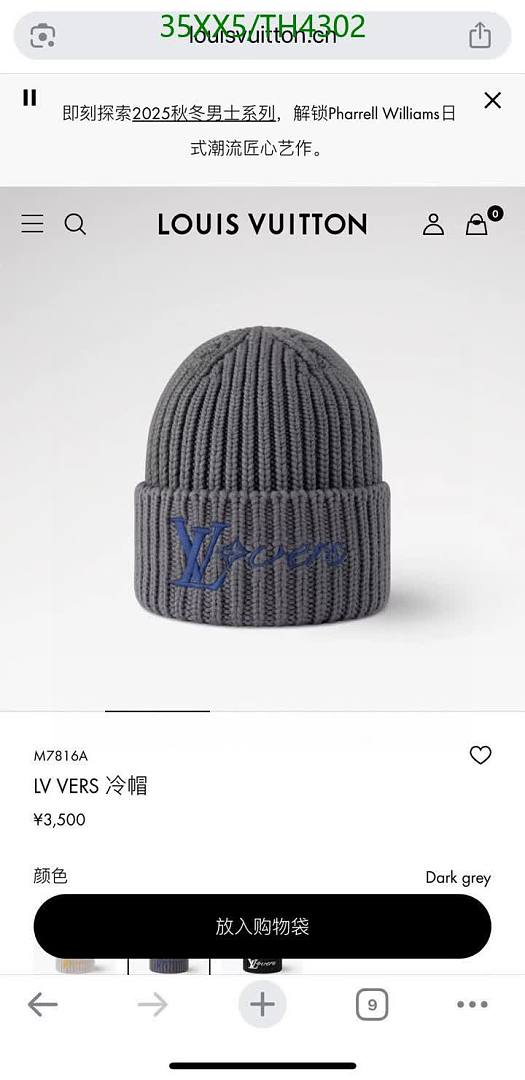 LV-Hats Code: TH4302 $: 35USD