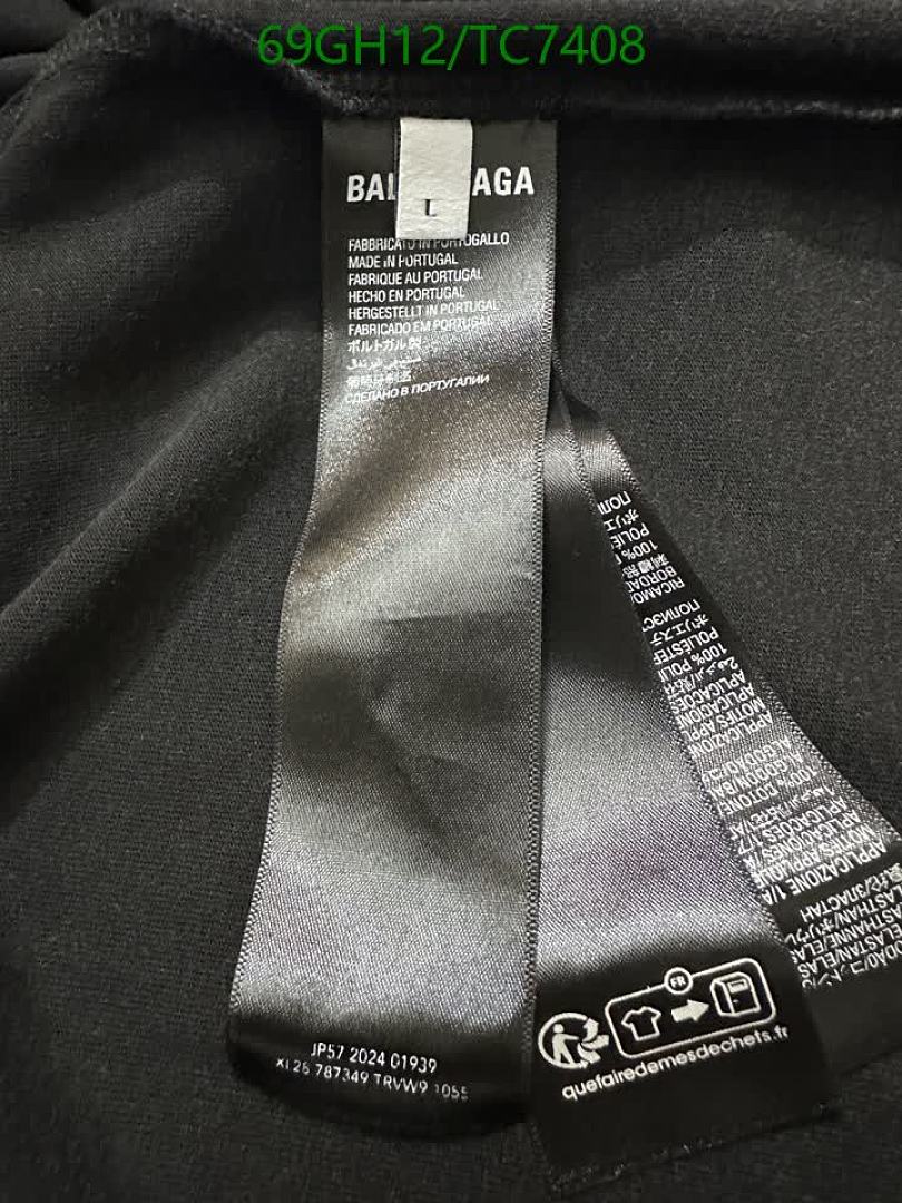 Balenciaga-Clothing Code: TC7408 $: 69USD